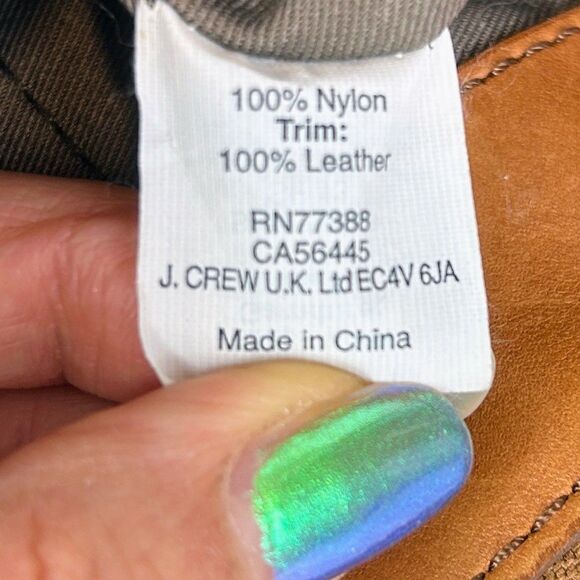 J.Crew Brompton Woven Straw Leather Hobo Shoulder Bag Brown Tan Gold Purse Boho - Picture 10 of 16